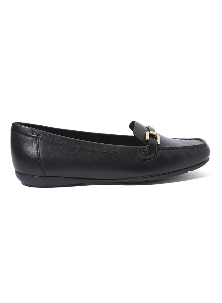 Annytah Slip-On Moccasin Black