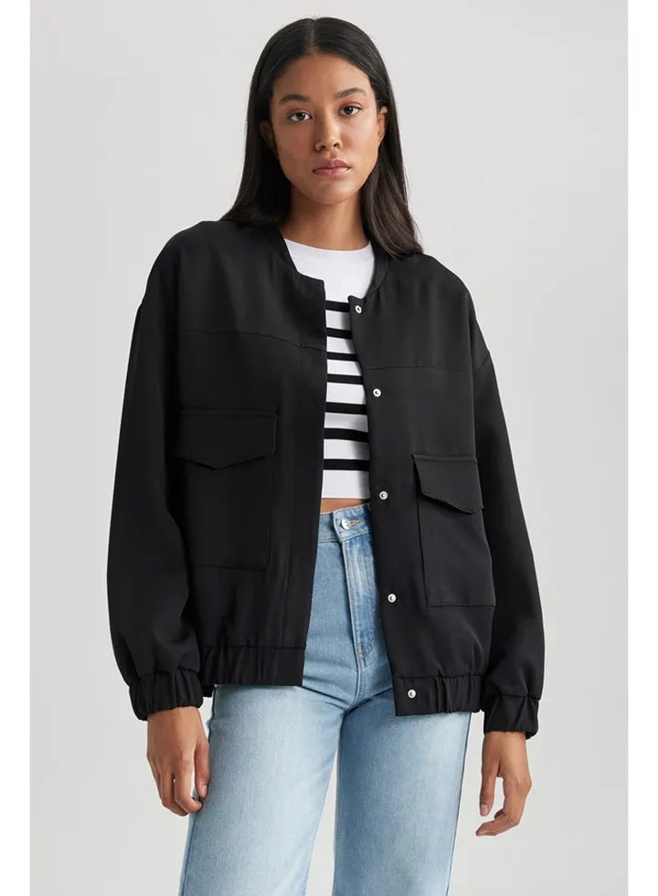 Woman Bomber Hooded Coat