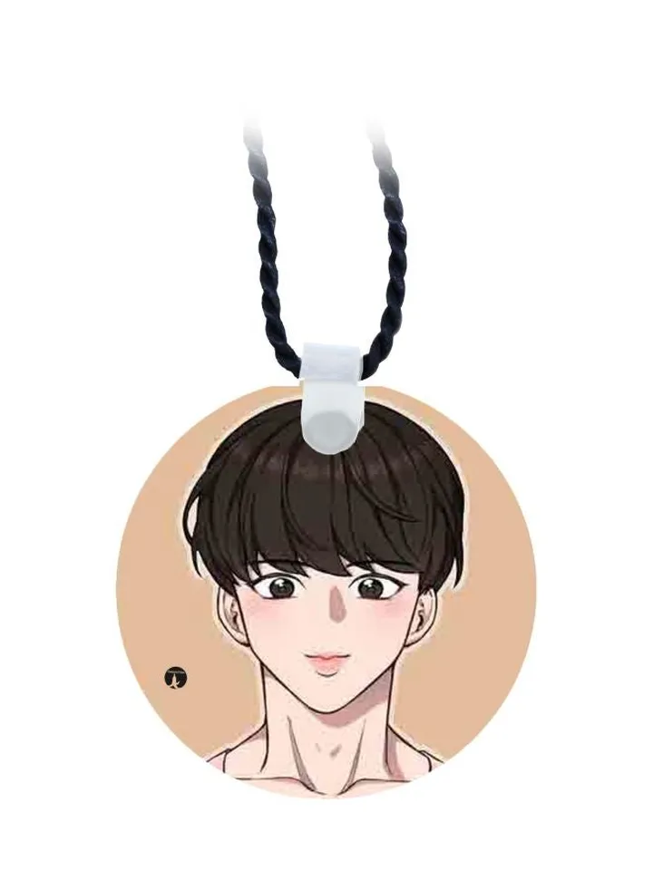 Boy Printed Pendant Necklace