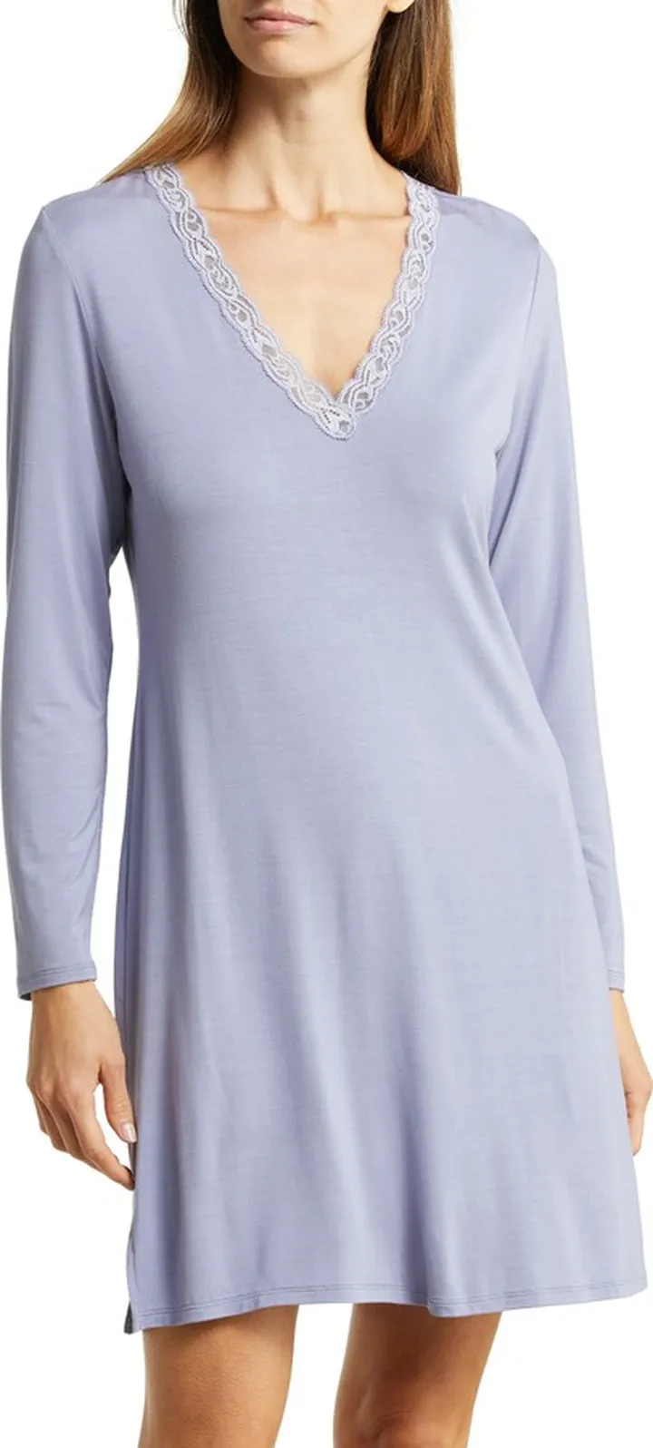 Feathers Long Sleeve Nightgown