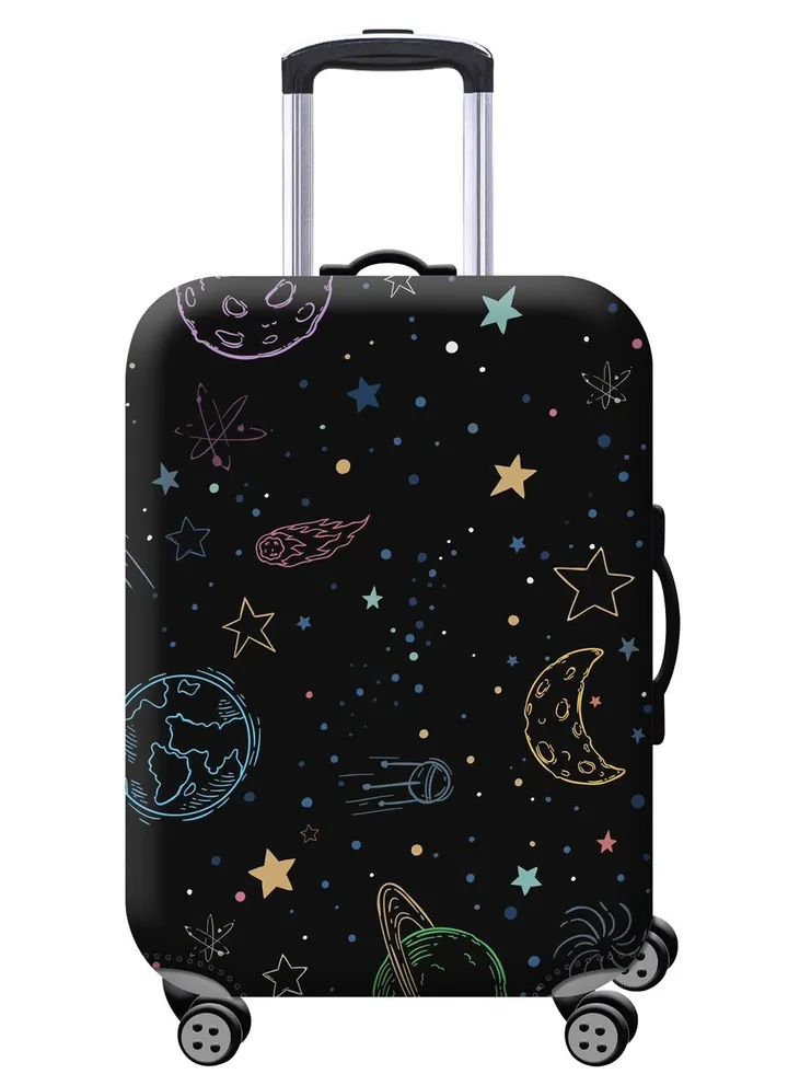 Travel Luggage Cover Spandex Suitcase Protector Washable Baggage Covers Fits 18-32 Inch Luggage