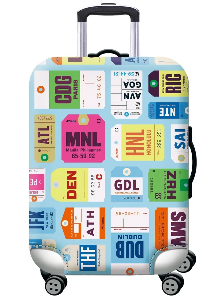 Travel Luggage Cover Spandex Suitcase Protector Washable Baggage Covers Fits 18-32 Inch Luggage