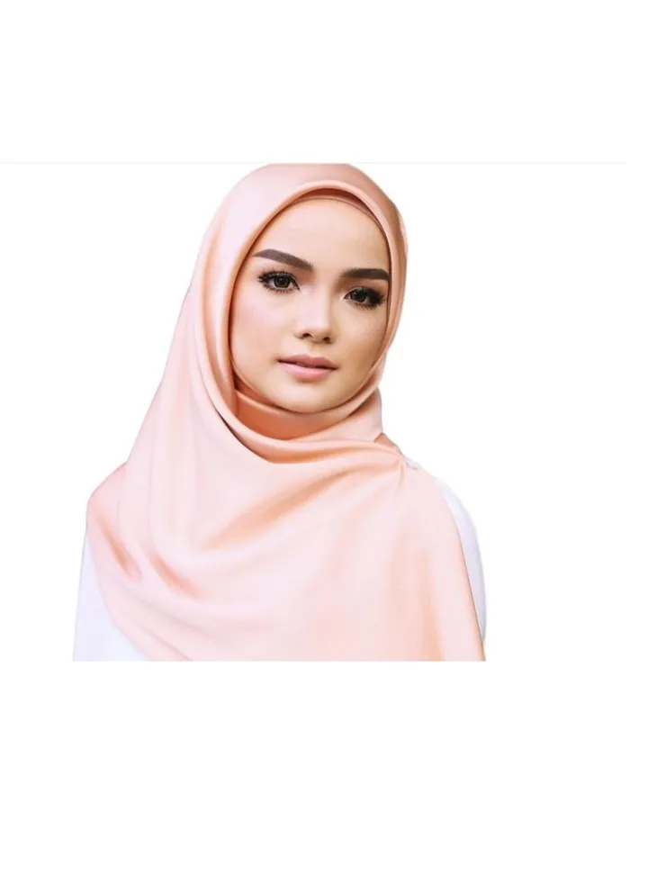 M MIAOYAN Monochrome ethnic style turban solid color large square scarf travel sunscreen scarf 90*90CM