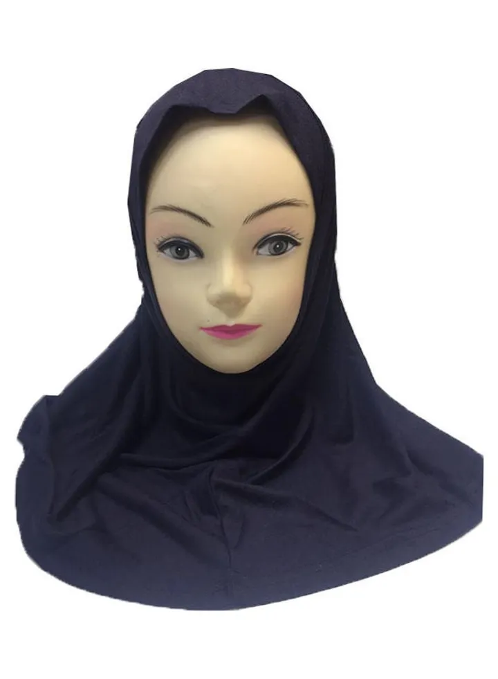 Classic Design Hijab Navy Blue