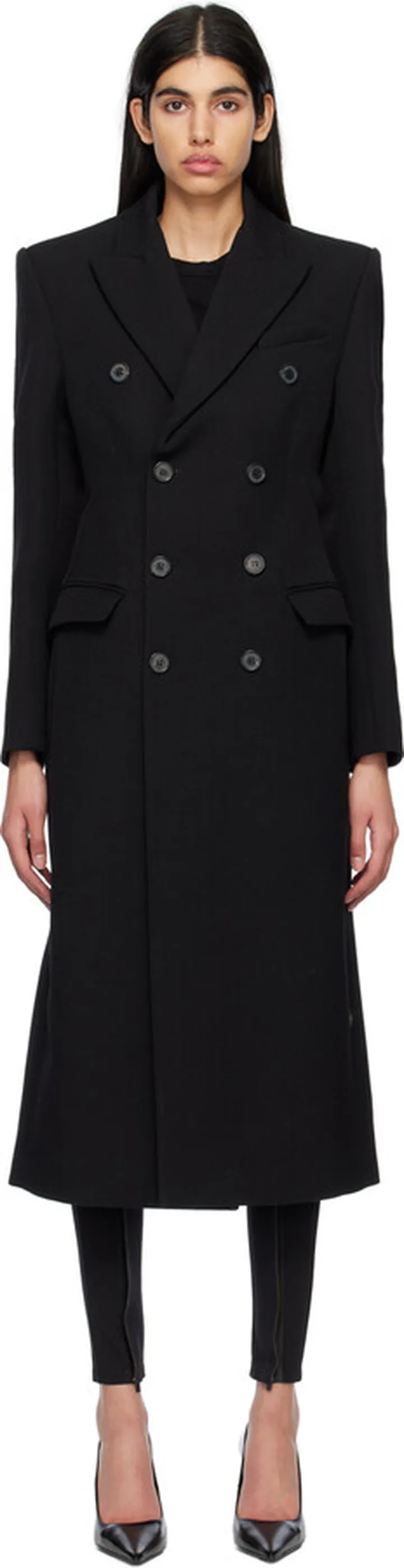 WARDROBE.NYC Black Double-Breasted Coat