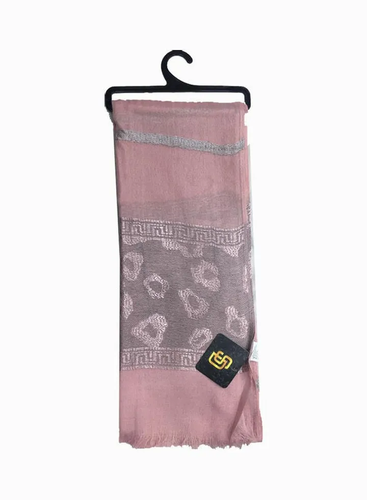 Classic Traditional Hijab Pink/Grey