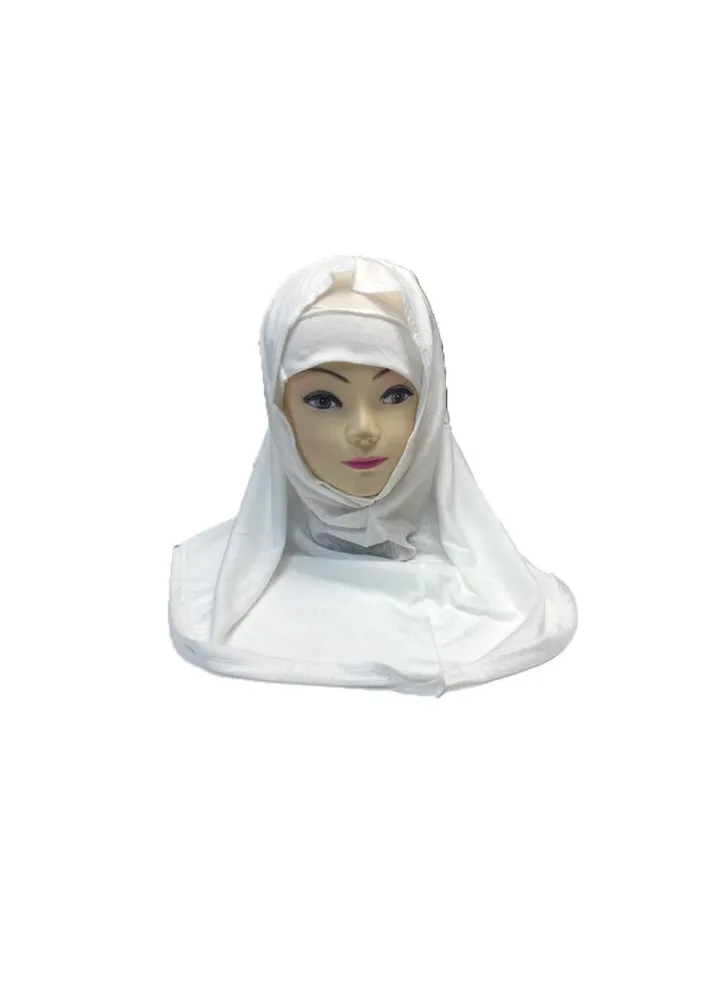Classic Design Hijab White