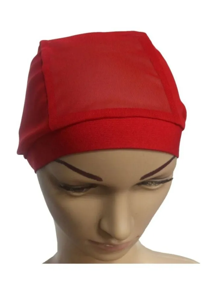 Jersey Hijab Inner Cap Red