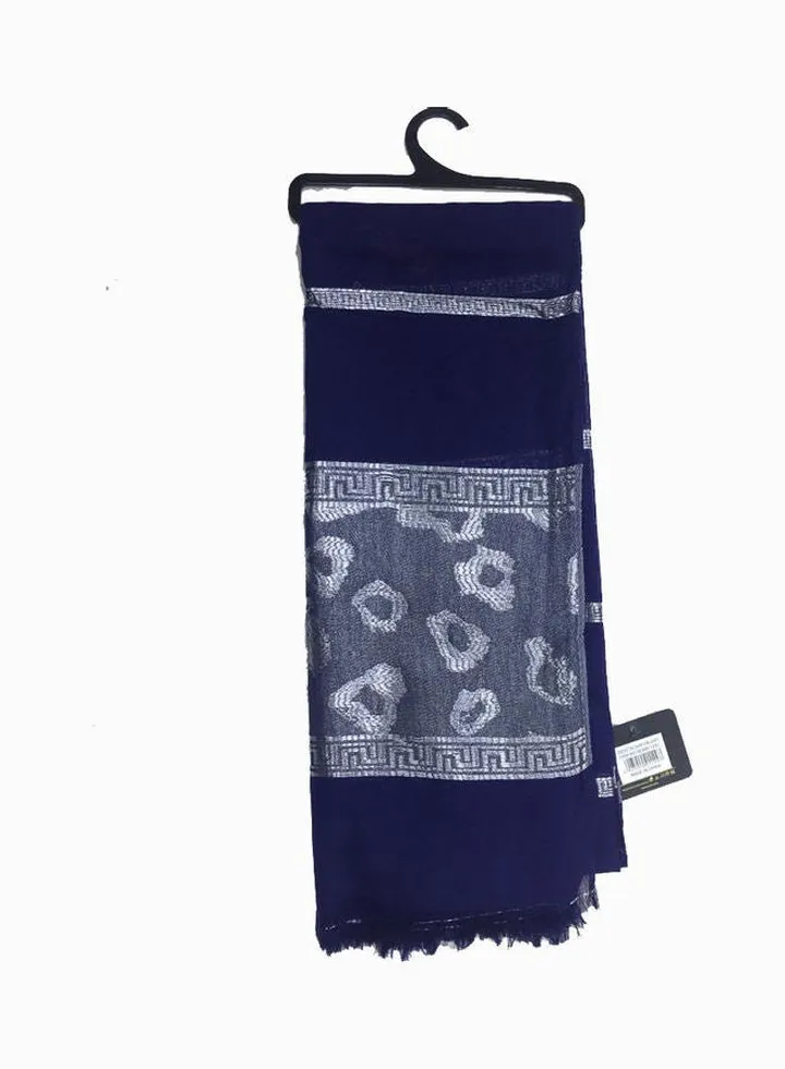 Classic Traditional Hijab Blue/White