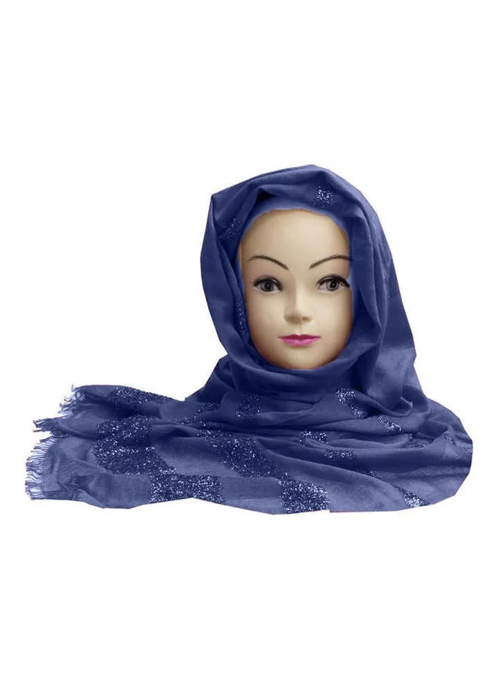 Classic Traditional Hijab Blue