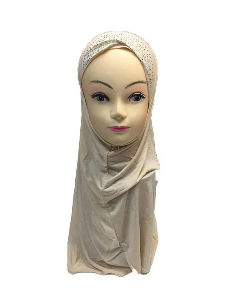 Classic Design Hijab Beige
