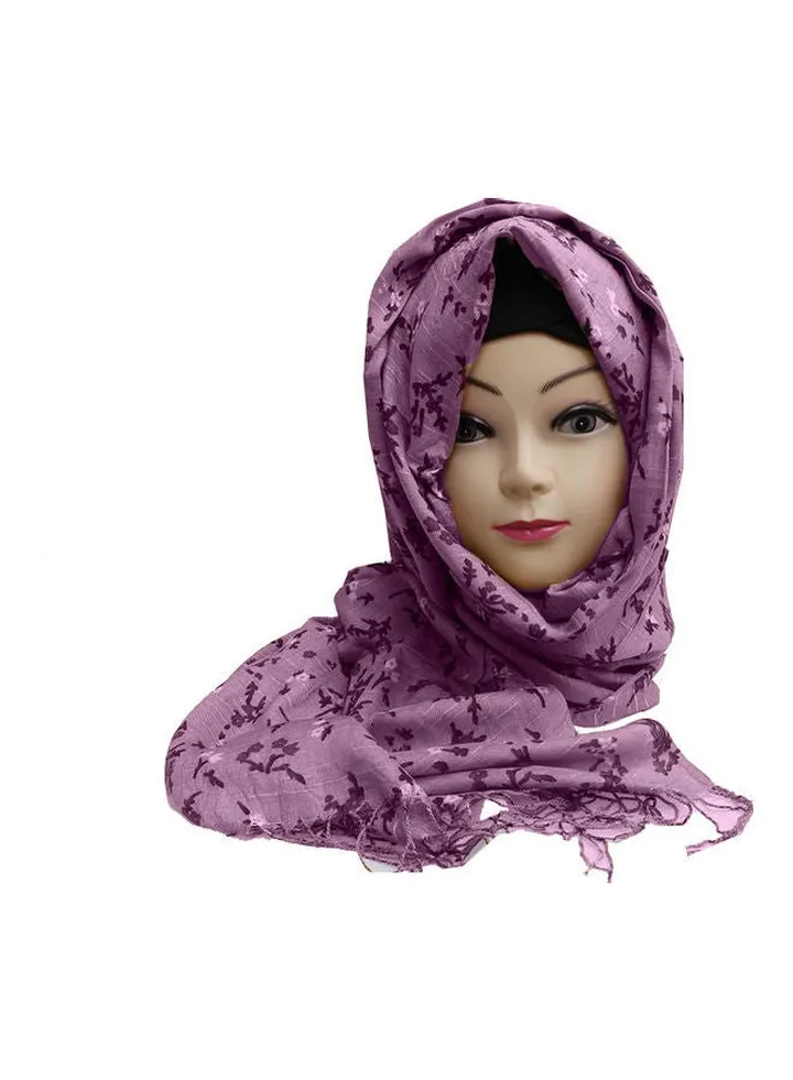 Classic Design Hijab Purple