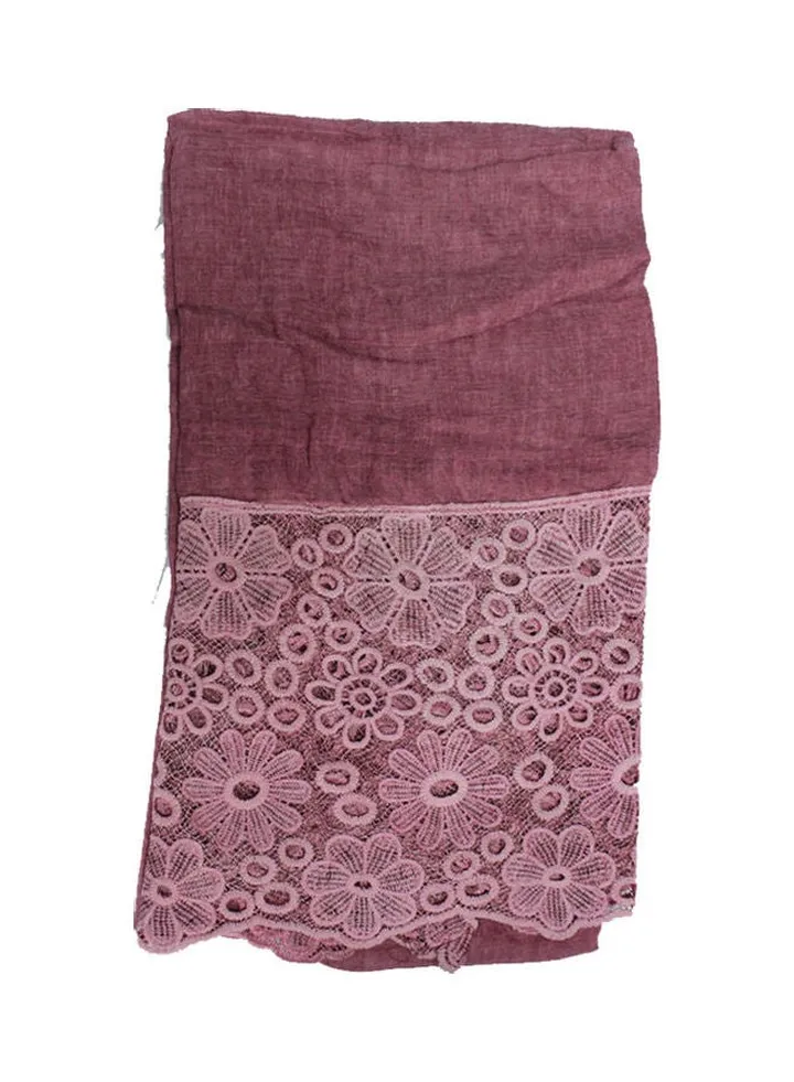 Classic Traditional Hijab Red/Pink