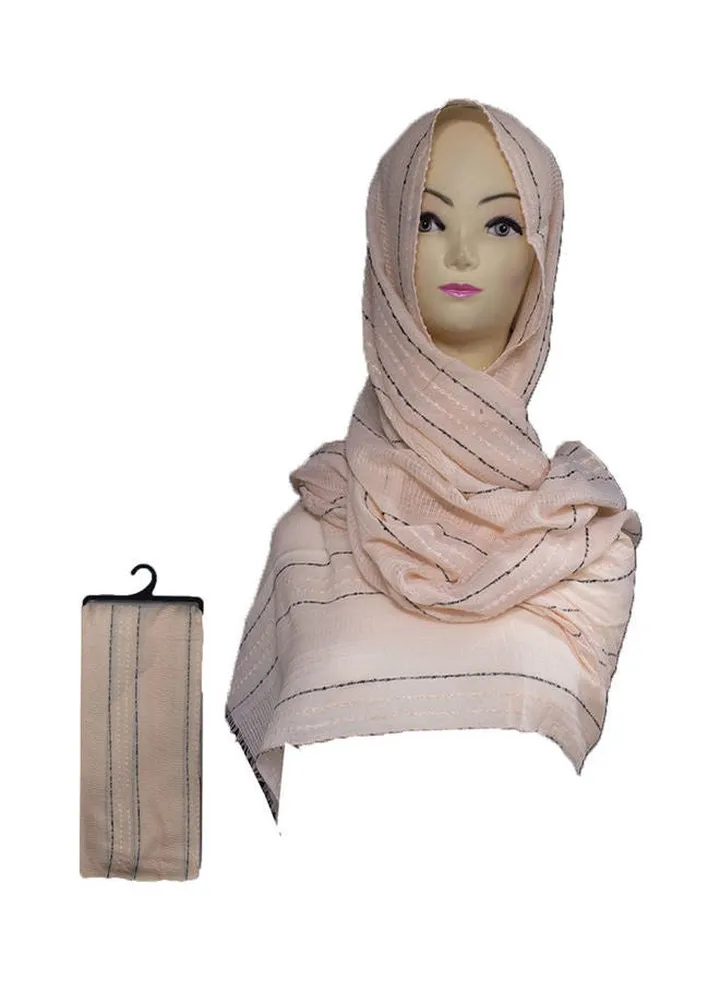 Classic Design Hijab Light Pink