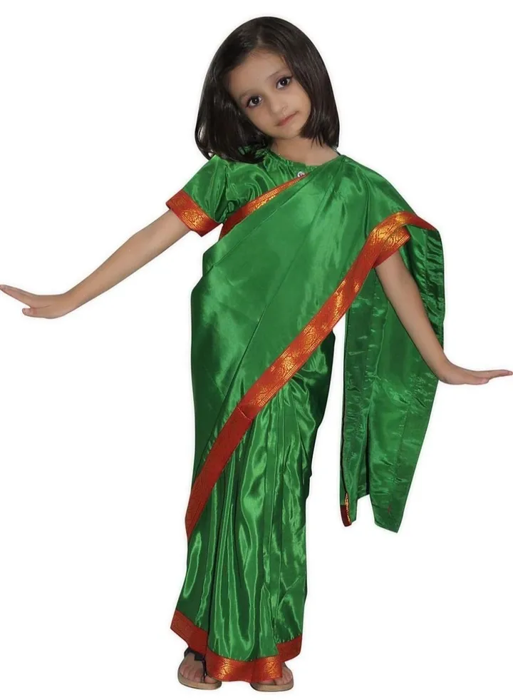 Traditional ready to wear saree for girls