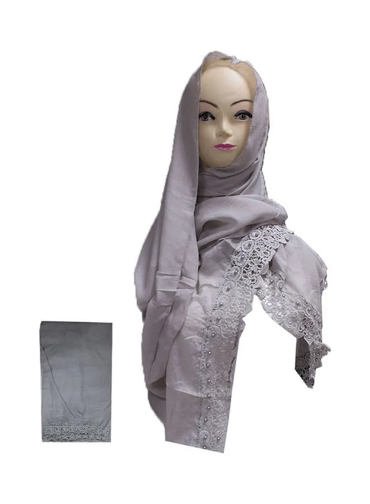 Classic Design Hijab Grey