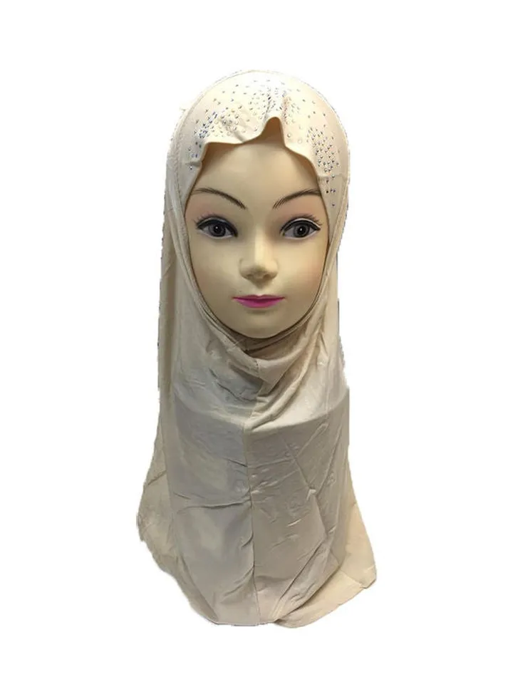 Classic Design Hijab Beige