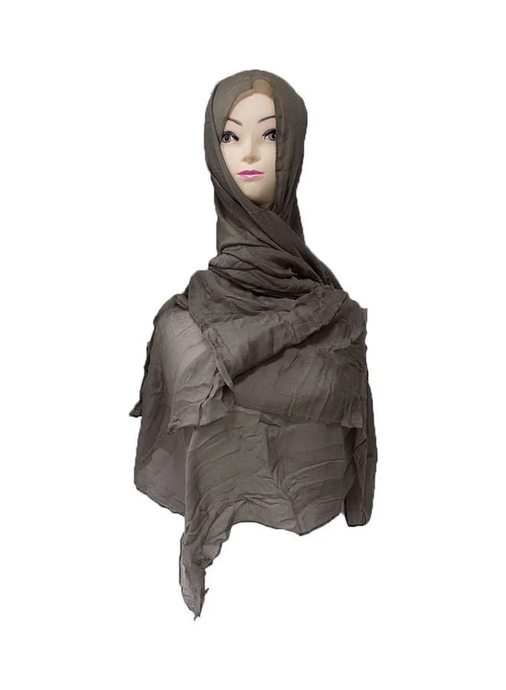 Classic Design Hijab Brown