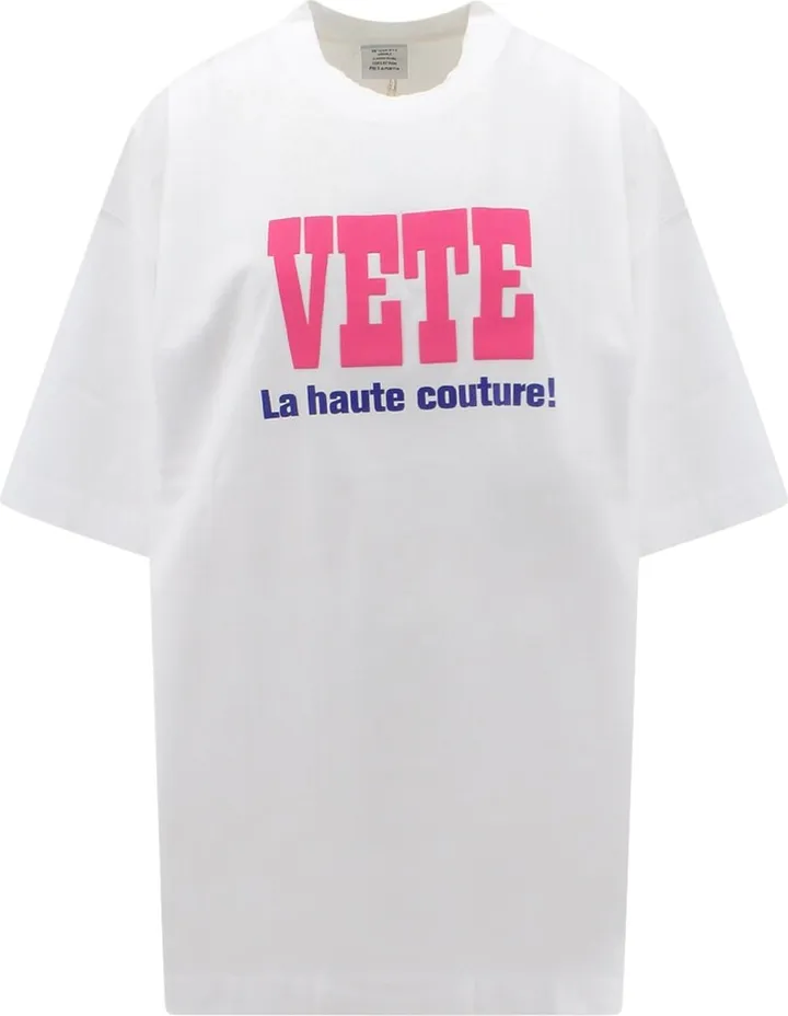 Cotton t-shirt with frontal logo