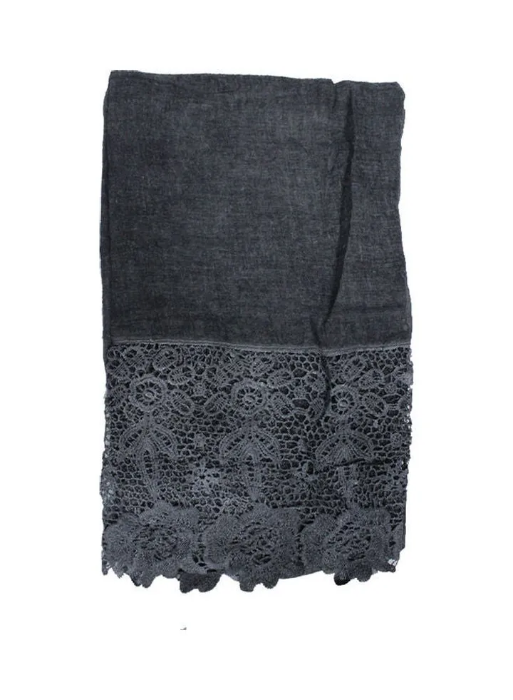 Classic Stylish Hijab Dark Grey
