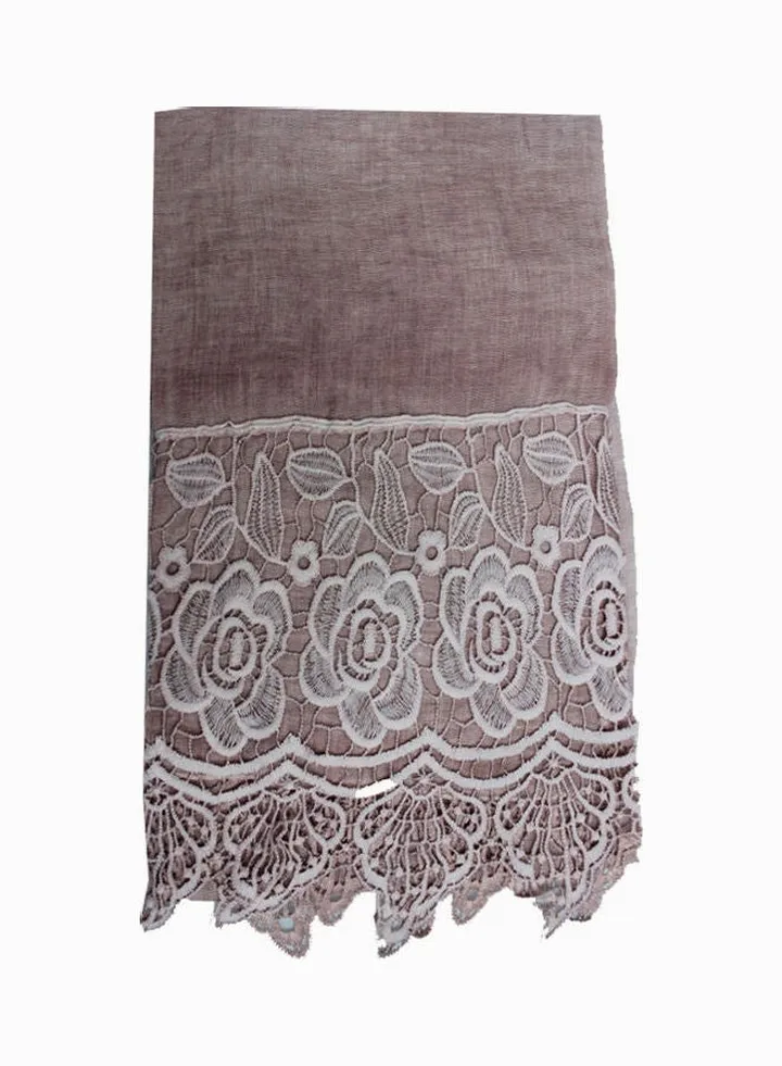 Classic Stylish Hijab Light Brown