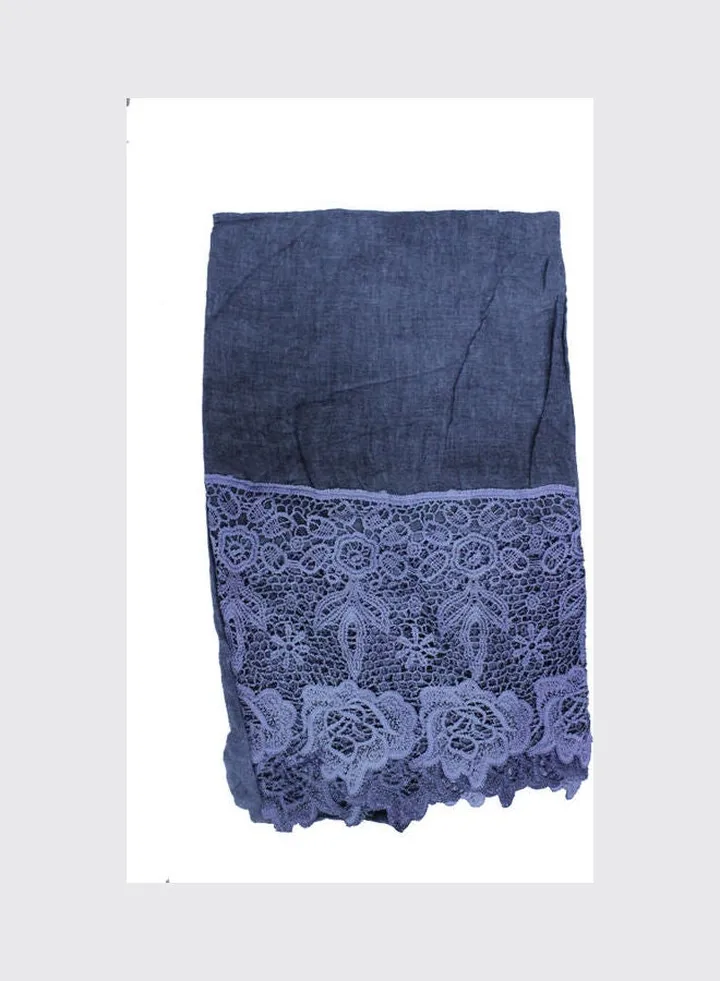 Classic Traditional Hijab Blue