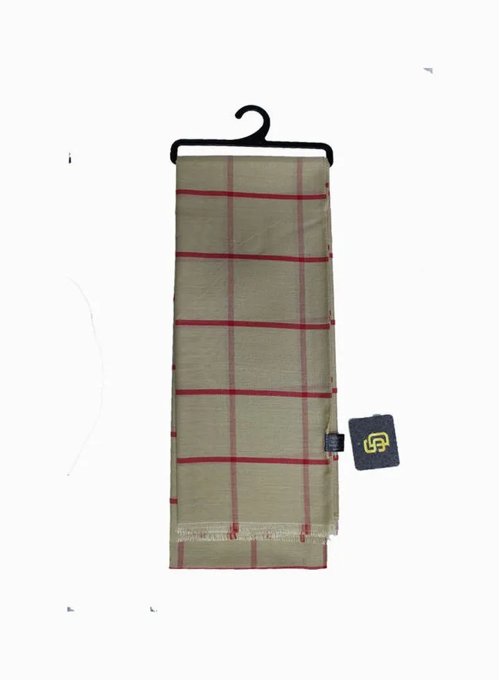 Classic Stylish Hijab Beige/Red