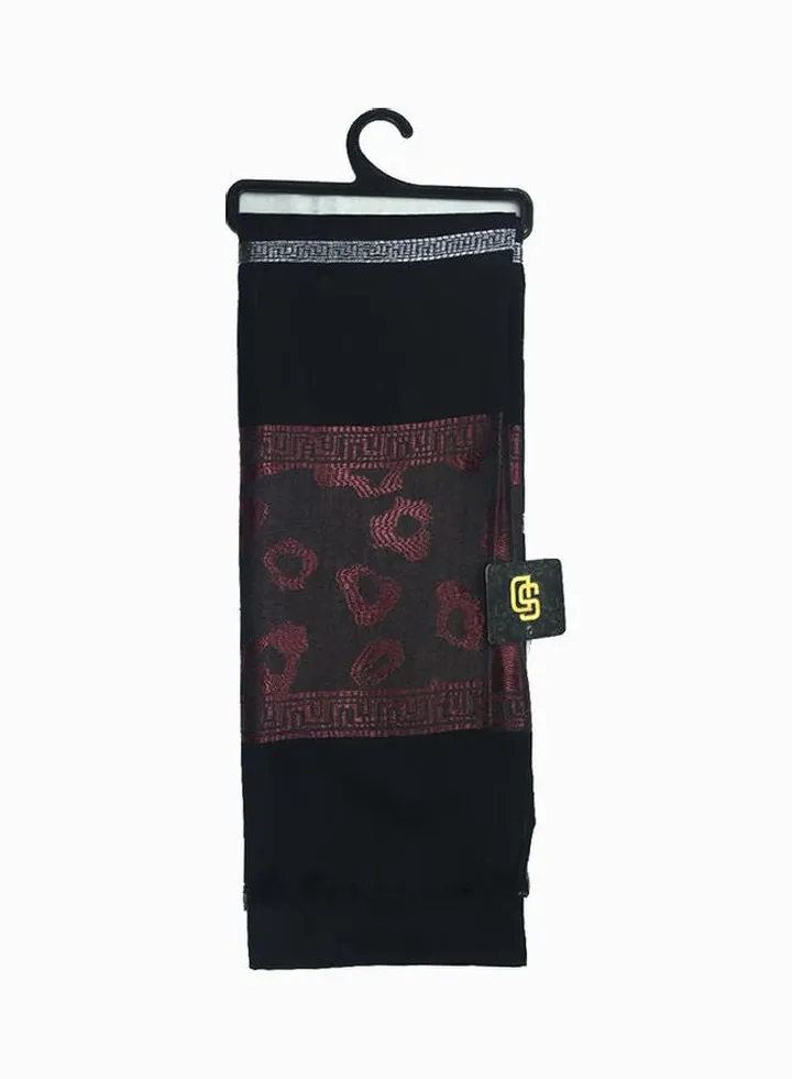 Classic Traditional Hijab Black/Pink/Grey