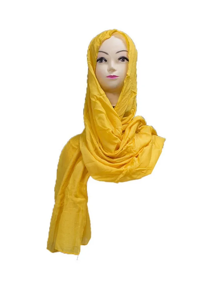 Classic Design Hijab Yellow