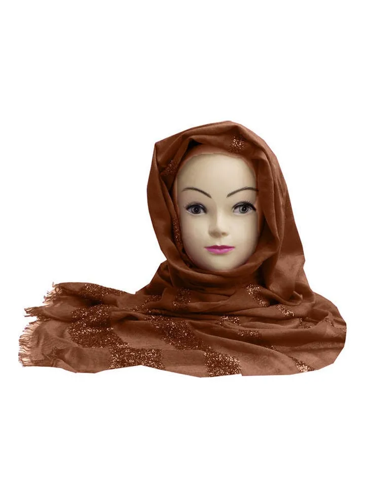 Classic Traditional Hijab Brown