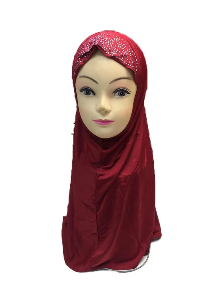 Classic Design Hijab Red