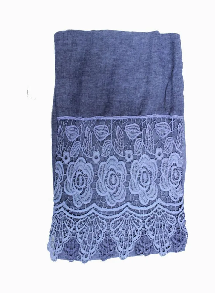 Classic Traditional Hijab Blue