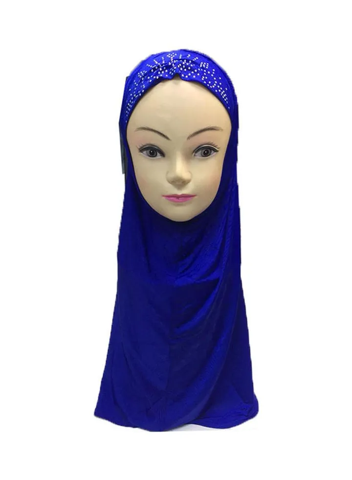 Classic Design Hijab Blue