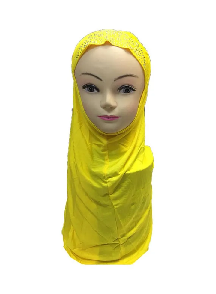 Classic Design Hijab Yellow