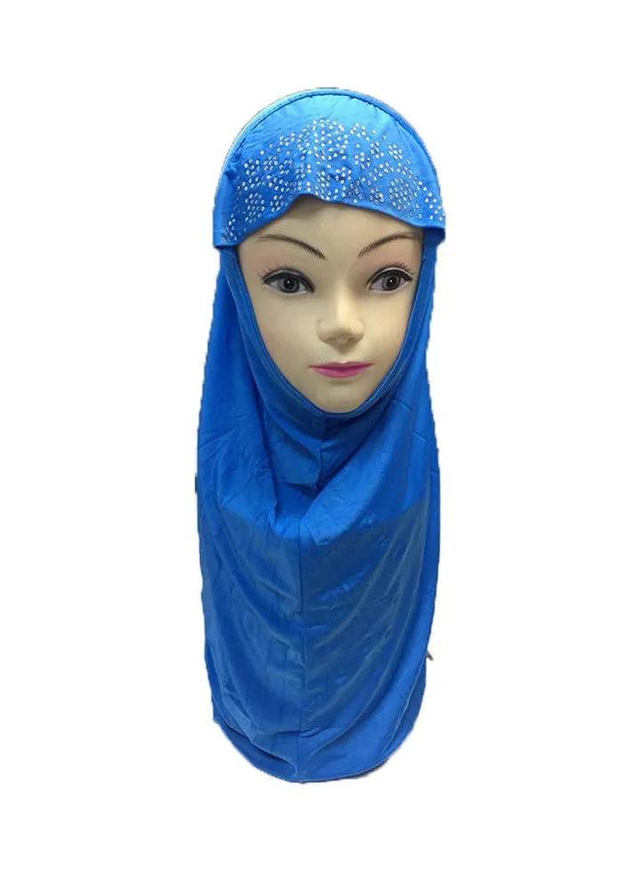 Classic Design Hijab Blue