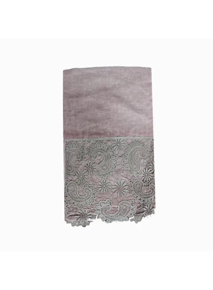 Classic Traditional Hijab Purple/Green
