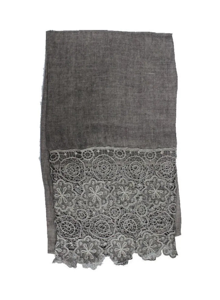 Classic Stylish Hijab Dark Grey