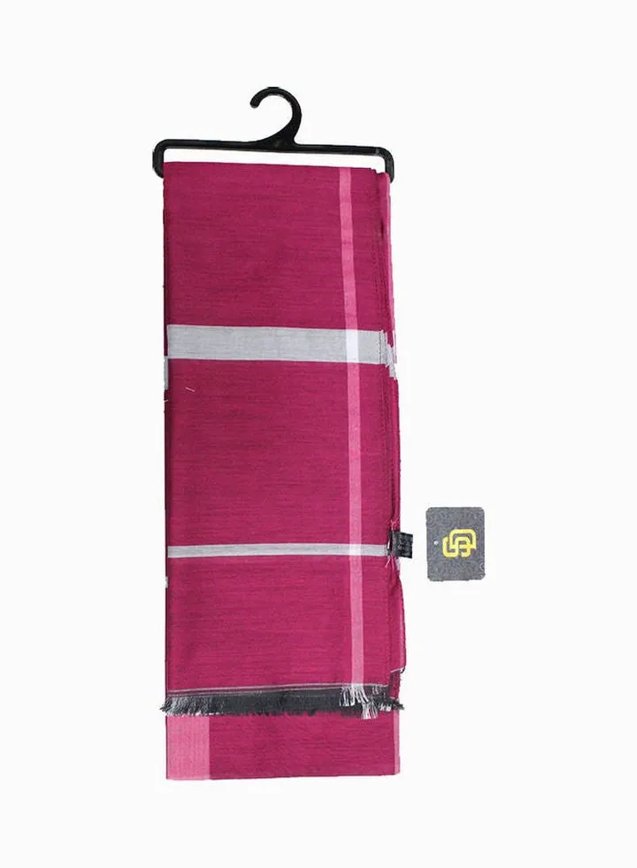 Classic Traditional Hijab Red/Pink/Grey