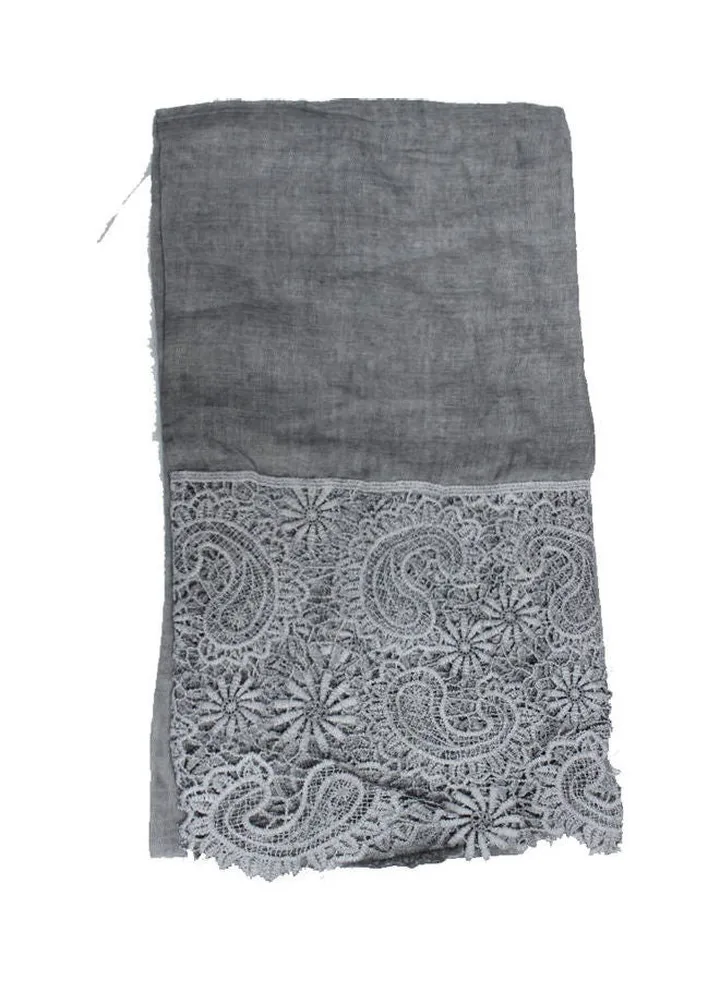 Classic Stylish Hijab Dark Grey