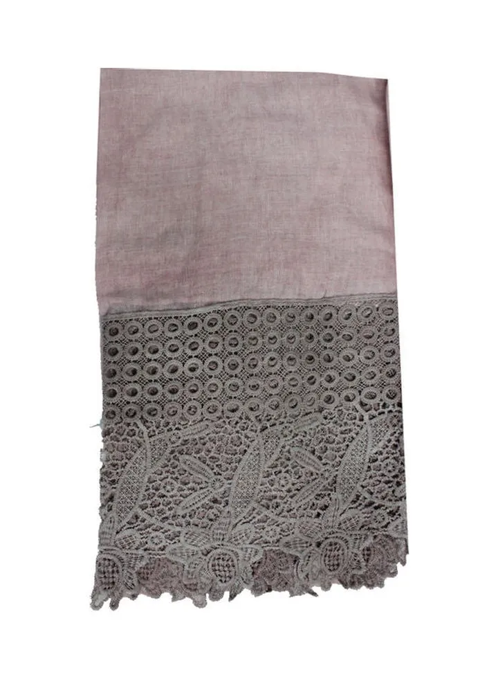 Classic Traditional Hijab Pink/Green