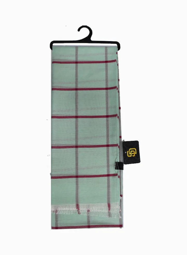 Classic Traditional Hijab Green/Red