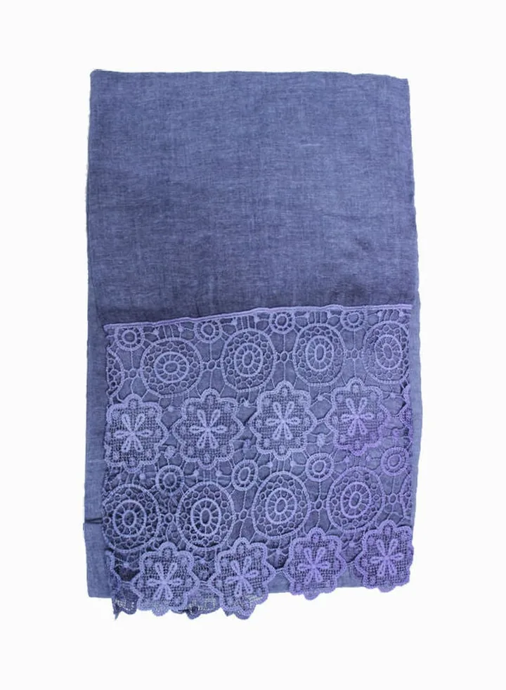 Classic Traditional Hijab Blue