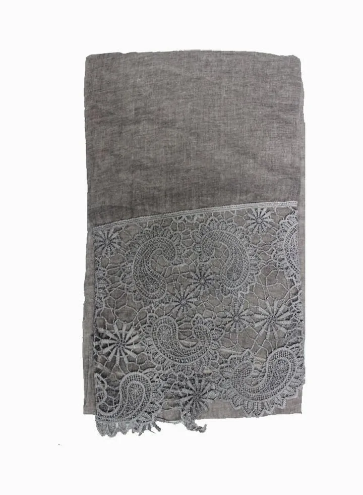 Classic Stylish Hijab Dark Grey