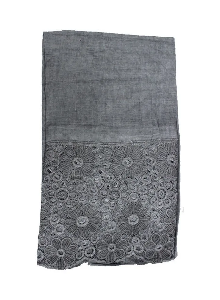 Classic Stylish Hijab Dark Grey