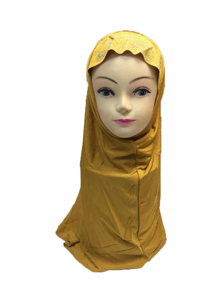 Classic Design Hijab Gold
