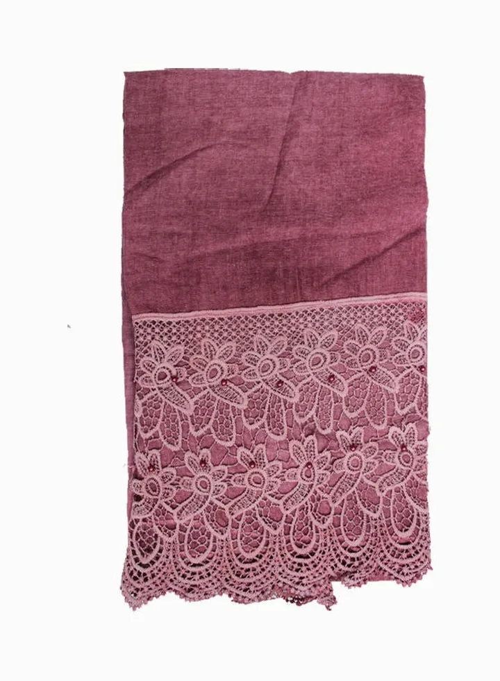 Classic Traditional Hijab Red/Pink