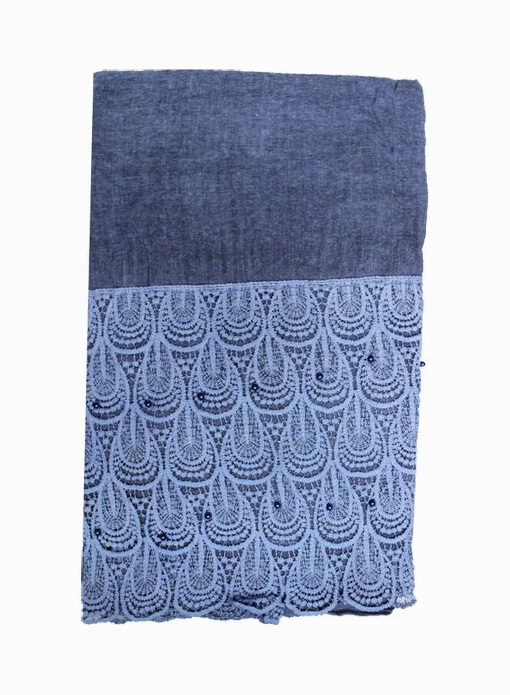 Classic Traditional Hijab Blue