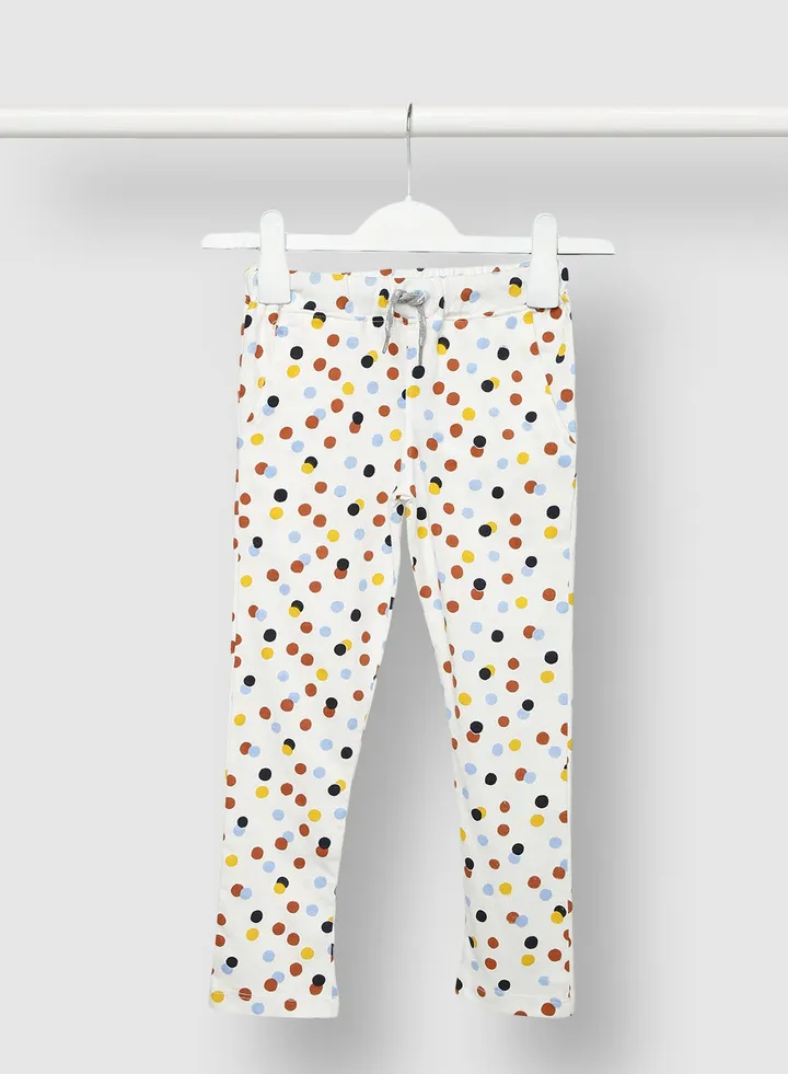 Boys Printed Cotton Casual Sweatpants Red / Yellow