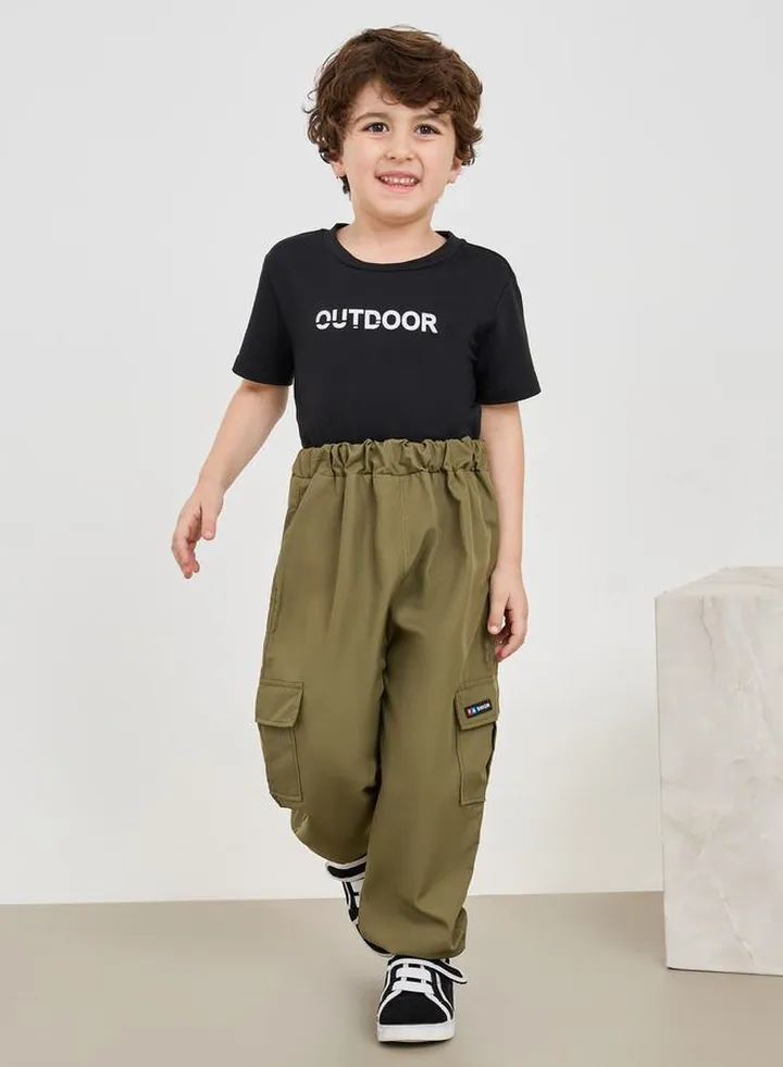 Patch Detail Cargo Pocket Pant