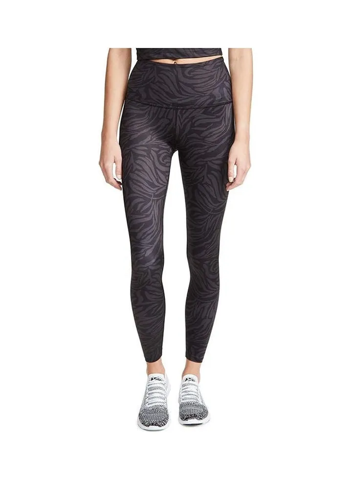Lux Tiger High Waisted Legging Black/Grey